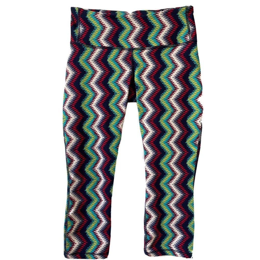 Patagonia capri leggings yoga running zigzag crop soft stretch women’s small